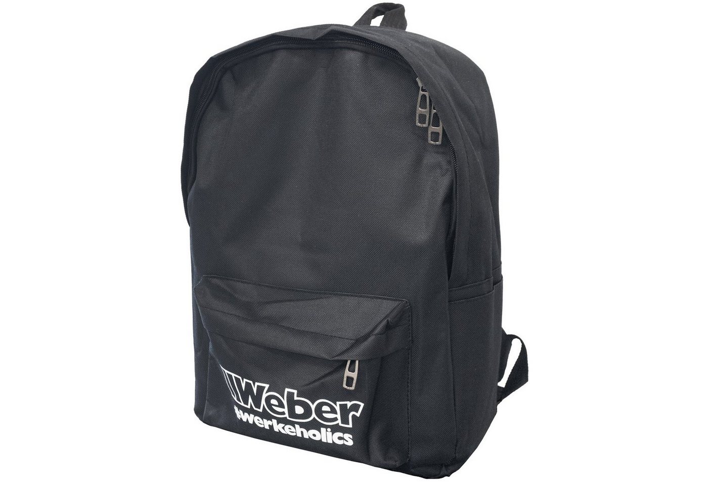 Weber GmbH Rucksack #Werkeholics schwarz 18 L, großzügiger Stauraum, zwei Seitentaschen – Bild 2 von 5