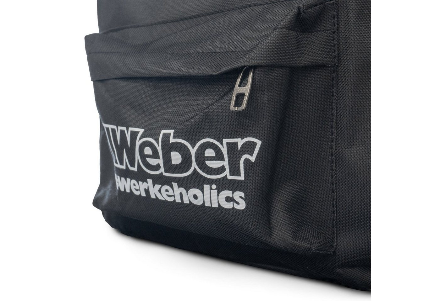 Weber GmbH Rucksack #Werkeholics schwarz 18 L, großzügiger Stauraum, zwei Seitentaschen – Bild 5 von 5