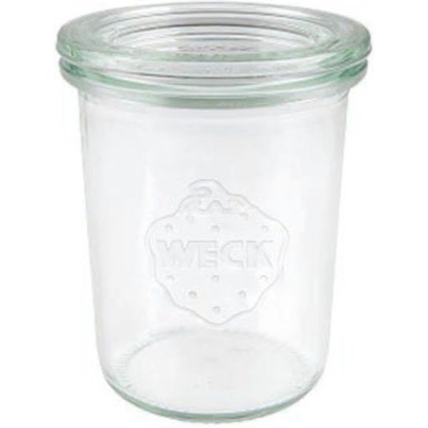 WECK Einmachglas, Glas, (Set, 12-tlg), Mini-Sturzglas, ohne Ringe und Klammern