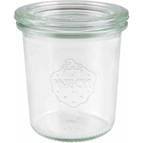 WECK Einmachglas, Glas, (Set, 12-tlg), Mini-Sturzglas, ohne Ringe und Klammern