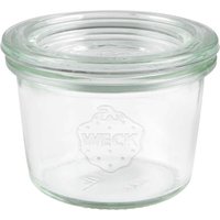 Weck Mini-Sturzglas, Einmachglas mit Deckel, 80 ml, 5,5 cm x Ø 6 cm