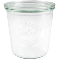 Weck Sturzglas, Einmachglas mit Deckel, 580 ml, 10,7 cm x Ø 10 cm