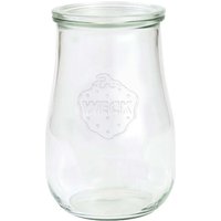 Weck Tulpenglas, Einmachglas mit Deckel, 1750 ml, 19 cm x Ø 10 cm