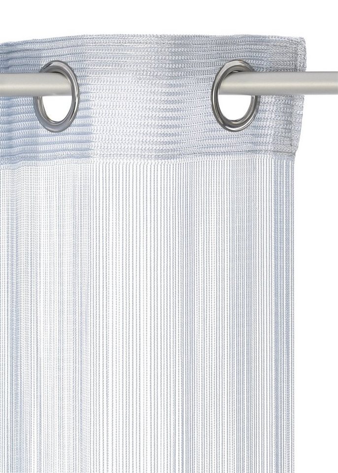 Weckbrodt Fadenvorhang Leon (1 St), Ösen, transparent, Fadengardine, Insektenschutz, transparent, kürzbar, Store – Bild 2 von 5