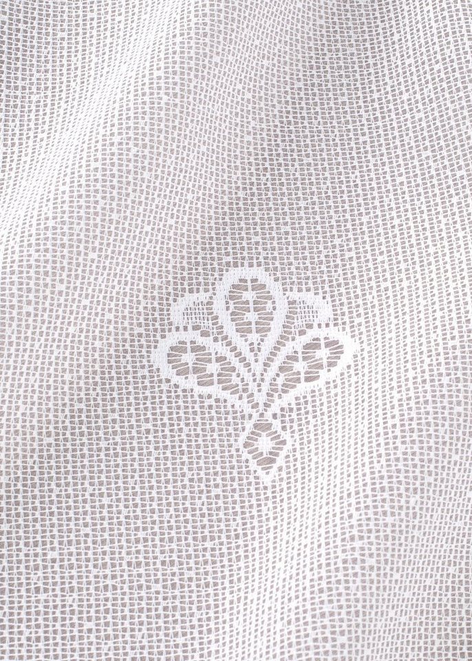 Weckbrodt Gardine Aletta (1 St), Kräuselband, halbtransparent, Jacquard, Jacquard, strukturiert, halbtransparent, Allover,Motiv, Bordüre, Store – Bild 4 von 5