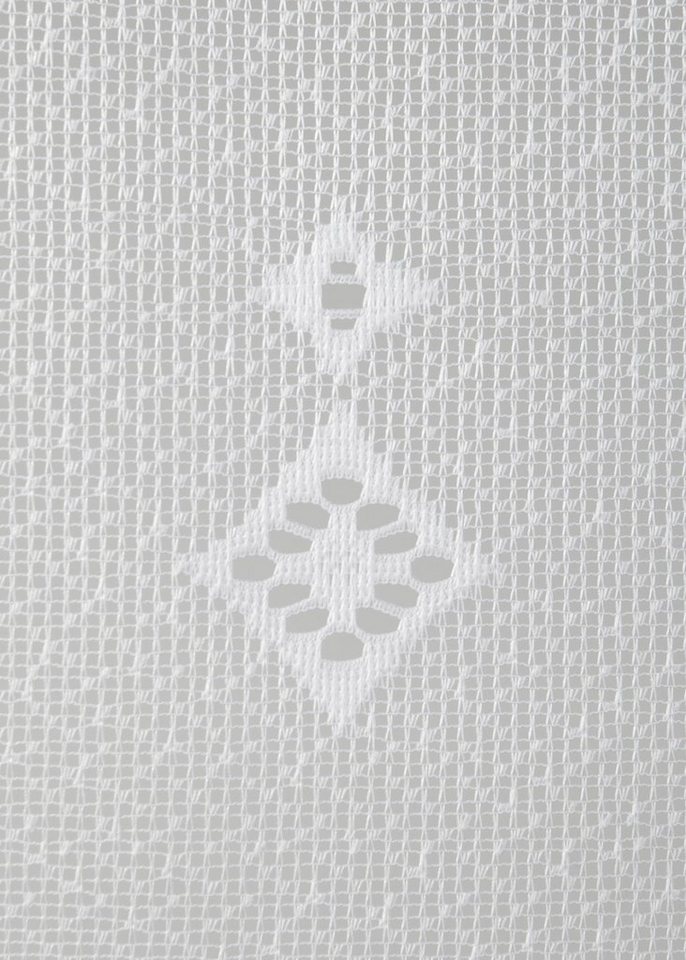 Weckbrodt Gardine Wien (1 St), Kräuselband, halbtransparent, Jacquard, Jacquard, strukturiert, Allover,floral,halbtransparent, Bordüre, Store – Bild 5 von 5