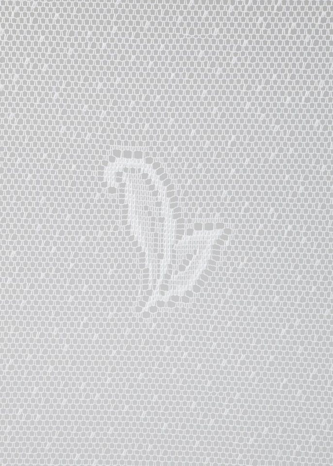 Weckbrodt Gardine Wismar (1 St), Kräuselband, halbtransparent, Jacquard, Jacquard, strukturiert, Allover,floral,halbtransparent, Bordüre, Store – Bild 5 von 5