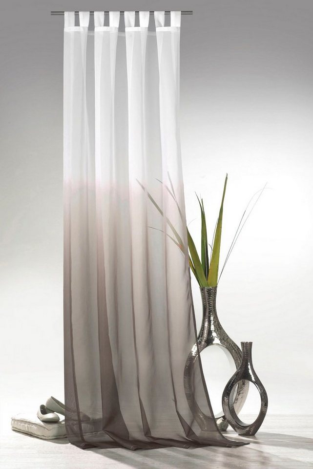 Weckbrodt Vorhang Maischa (1 St), Schlaufen, transparent, Voile, Voile, transparent mit Farbverlauf, Gardine, Store – Bild 2 von 5