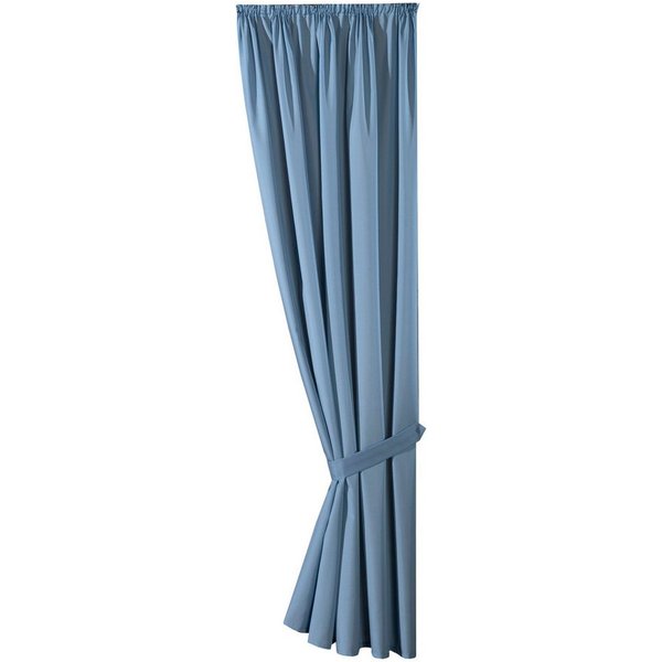 Weckbrodt Vorhang Matteo (1 St), Kräuselband, halbtransparent, Satin, bedruckt, leichte Qualität, mit Raffhalter, Gardine, Store