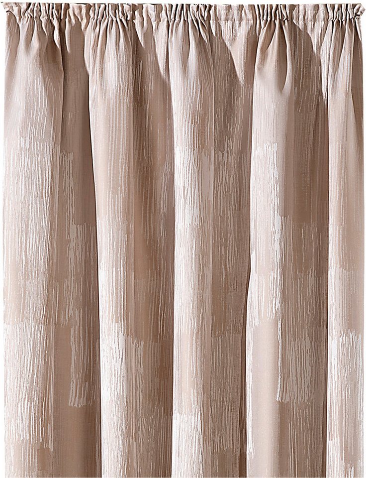 Weckbrodt Vorhang Ornella (2 St), Kräuselband, blickdicht, Dekoschal, blickdicht, marmoriert, Universalschienenband, Gardine – Bild 4 von 5
