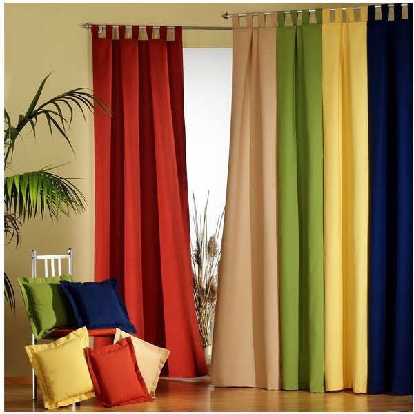 Weckbrodt Vorhang Sento (1 St), Schlaufen, blickdicht, Baumwolle, blickdicht, matte Struktur, unifarben, Gardine, Store