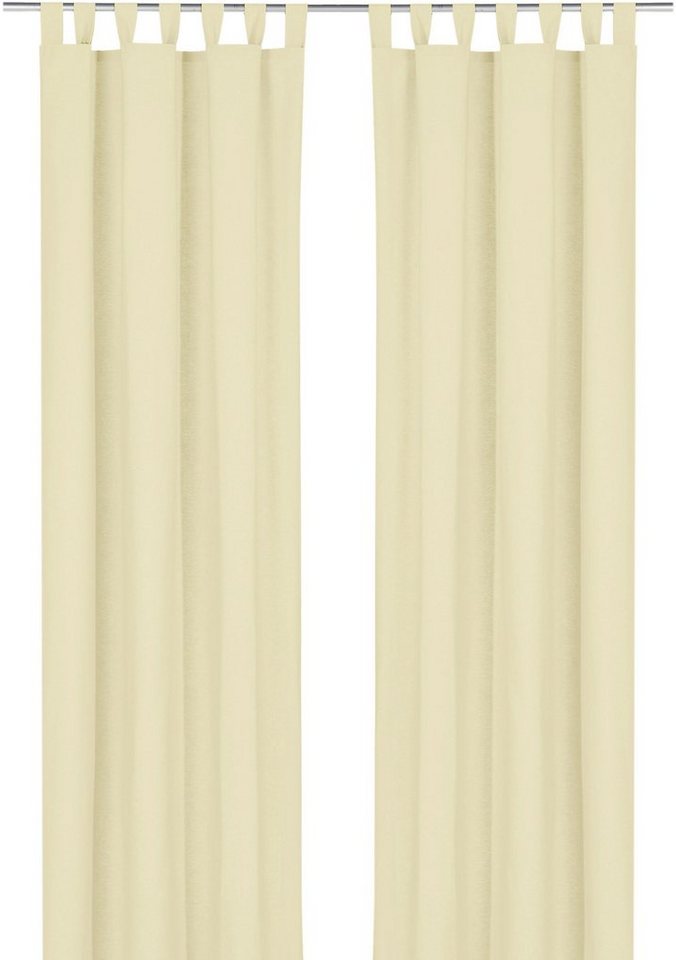 Weckbrodt Vorhang Sento (1 St), Schlaufen, blickdicht, Baumwolle, blickdicht, matte Struktur, unifarben, Gardine, Store – Bild 2 von 5