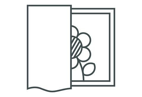 Weckbrodt Vorhang Sento (1 St), Schlaufen, blickdicht, Baumwolle, blickdicht, matte Struktur, unifarben, Gardine, Store – Bild 4 von 5