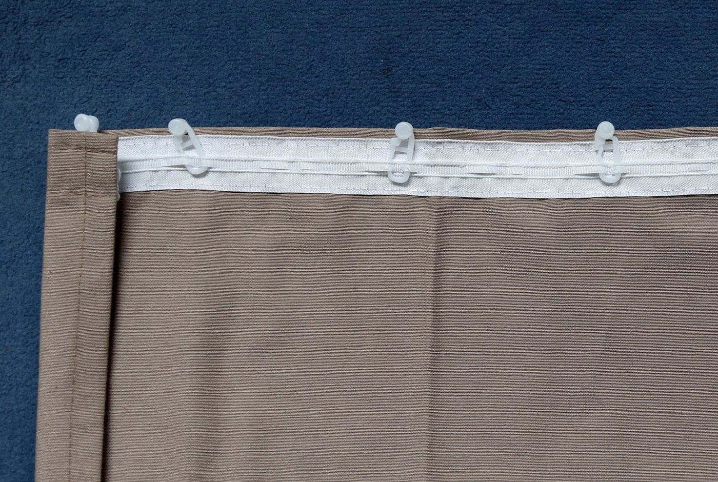 Weckbrodt Vorhang Sento (1 St), Kräuselband, blickdicht, Baumwolle, blickdicht, matte Struktur, unifarben, Gardine, Store – Bild 2 von 5