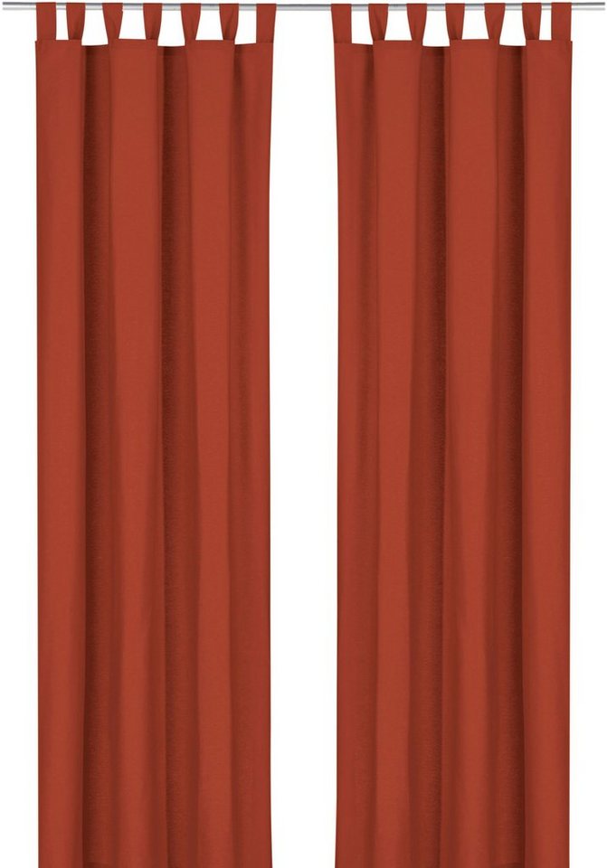 Weckbrodt Vorhang Sento (1 St), Schlaufen, blickdicht, Baumwolle, blickdicht, matte Struktur, unifarben, Gardine, Store – Bild 2 von 5
