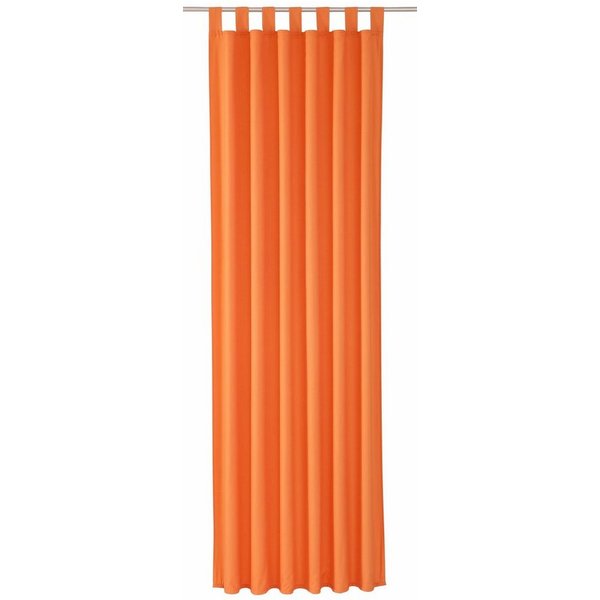 Weckbrodt Vorhang Vito (1 St), Schlaufen, blickdicht, Satin, Microvelour, blickdicht, Unifarben, Gardine, Store