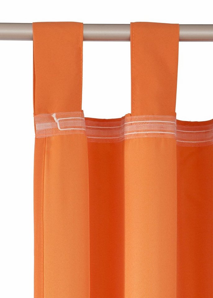 Weckbrodt Vorhang Vito (1 St), Schlaufen, blickdicht, Satin, Microvelour, blickdicht, Unifarben, Gardine, Store – Bild 2 von 5