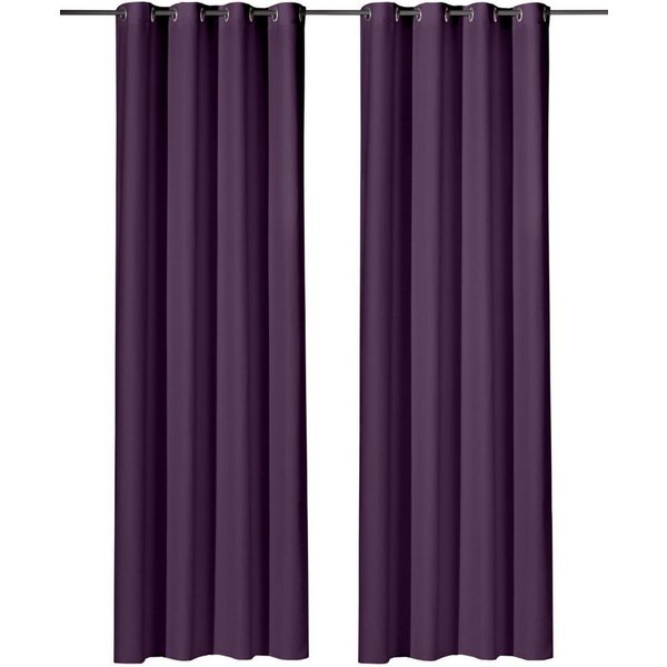 Weckbrodt Vorhang Vito (1 St), Ösen, blickdicht, Satin, Microvelour, blickdicht, Unifarben, Gardine, Store
