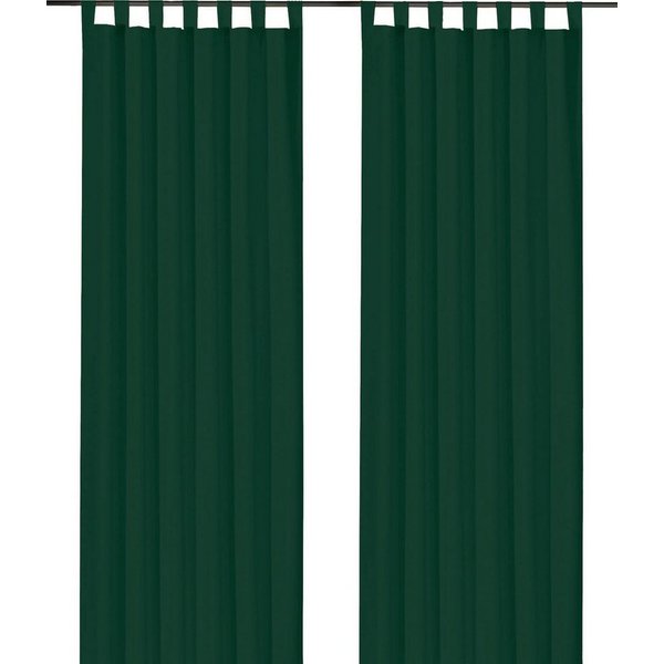 Weckbrodt Vorhang Vito (1 St), Schlaufen, blickdicht, Satin, Microvelour, blickdicht, Unifarben, Gardine, Store