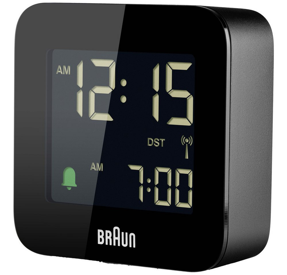 Braun Wecker Braun BC08B-DCF Funk Wecker Schwarz negatives Display – Bild 5 von 5
