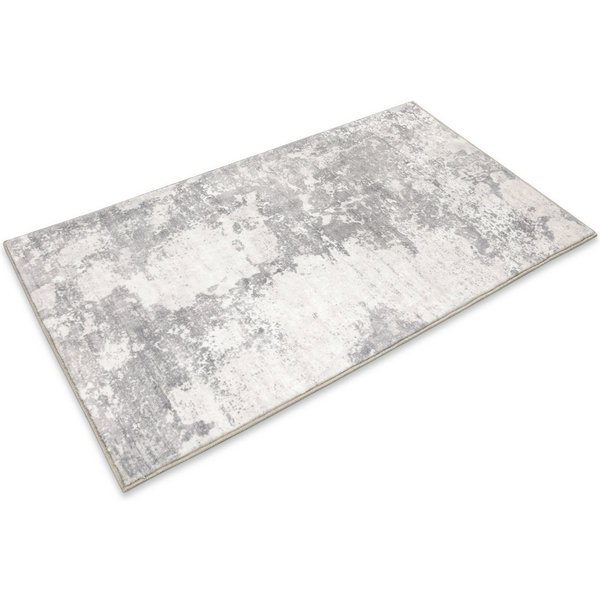 Wecon home Badematte Samu, Höhe 5 mm, Polyester, rechteckig, Marmor Design, waschbar, rutschfest, schnell trocknend, Badteppich