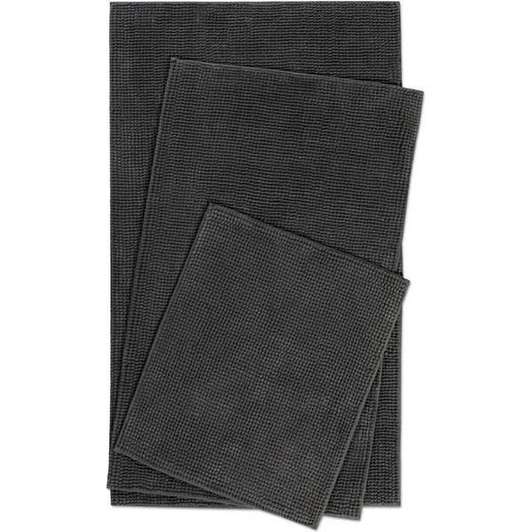 Wecon home Basics Badematte Balu, Badezimmer Teppich, Badvorleger, Höhe 14 mm, rutschhemmend beschichtet, fußbodenheizungsgeeignet, Polyester, rechteckig, Cheni