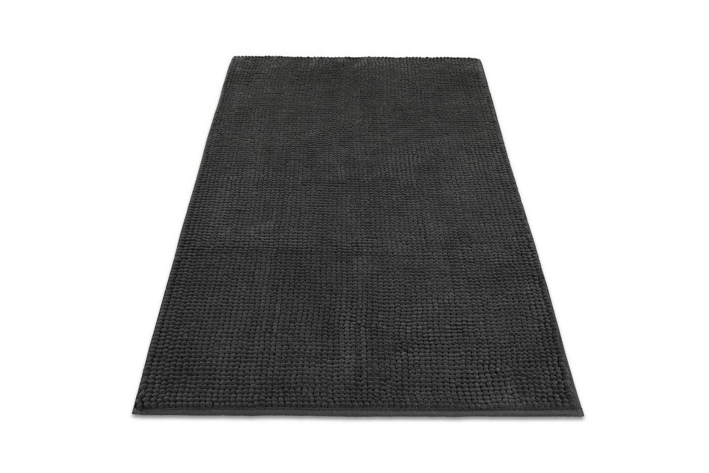 Wecon home Basics Badematte Balu, Badezimmer Teppich, Badvorleger, Höhe 14 mm, rutschhemmend beschichtet, fußbodenheizungsgeeignet, Polyester, rechteckig, Cheni – Bild 2 von 5