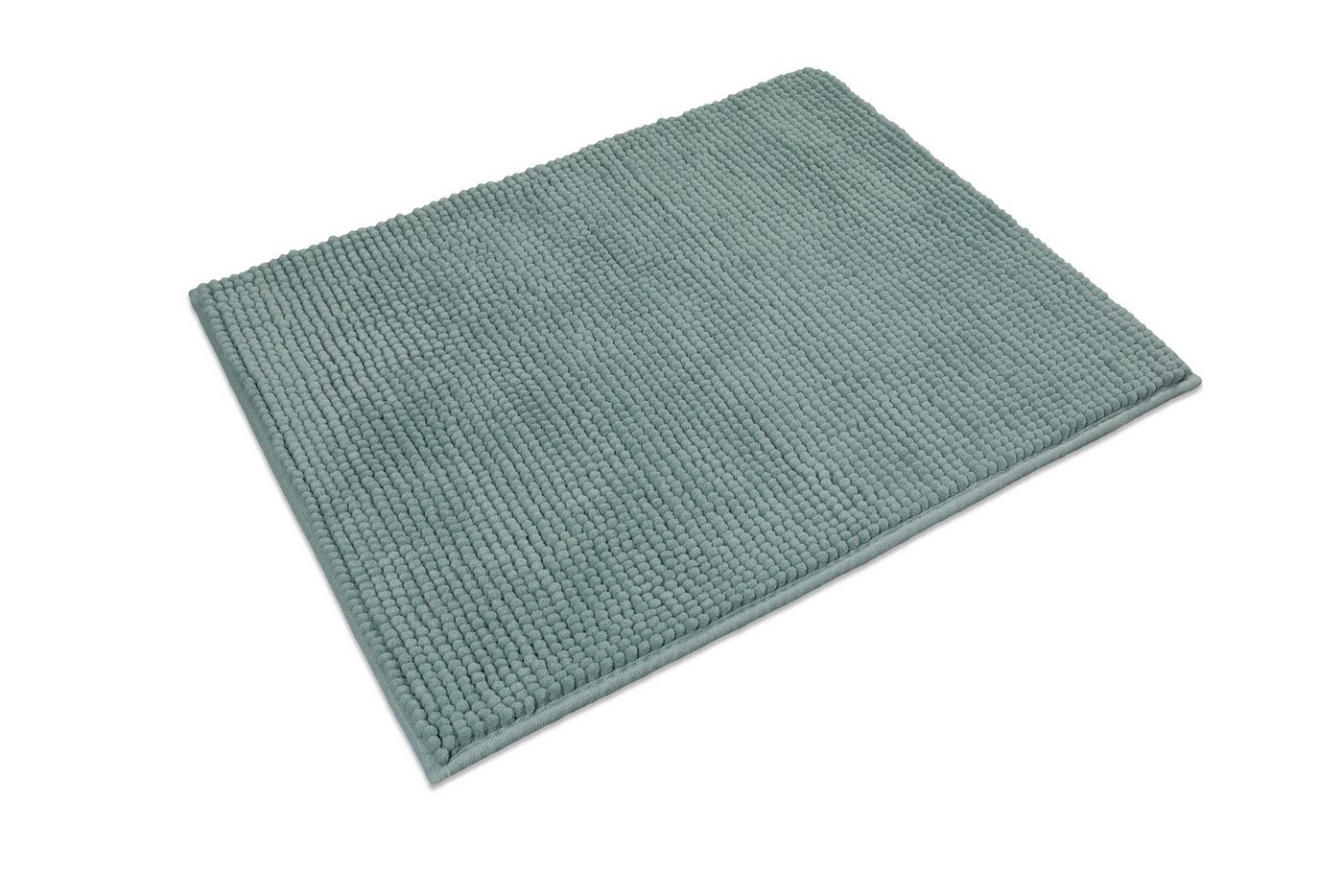 Wecon home Basics Badematte Balu, Badezimmer Teppich, Badvorleger, Höhe 14 mm, rutschhemmend beschichtet, fußbodenheizungsgeeignet, Polyester, rechteckig, Cheni – Bild 3 von 5