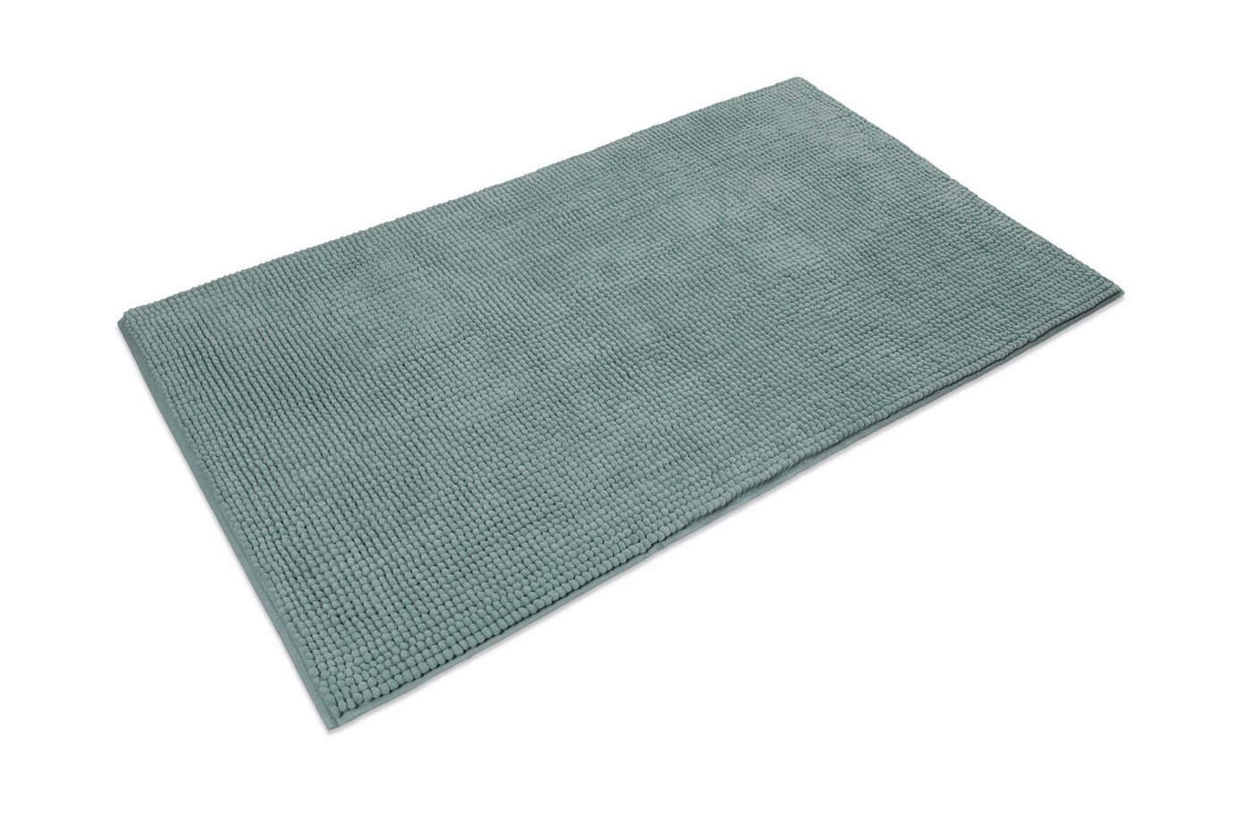 Wecon home Basics Badematte Balu, Badezimmer Teppich, Badvorleger, Höhe 14 mm, rutschhemmend beschichtet, fußbodenheizungsgeeignet, Polyester, rechteckig, Cheni – Bild 4 von 5
