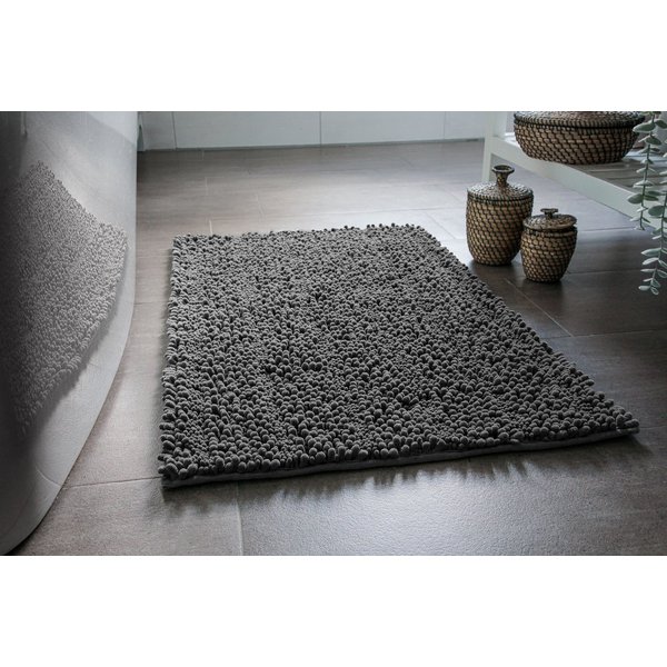 Wecon home Basics Badematte Benno, Höhe 22 mm, Polyester, rechteckig, waschbar, rutschfest, sehr weich, strapazierfähig, Chenille, robust