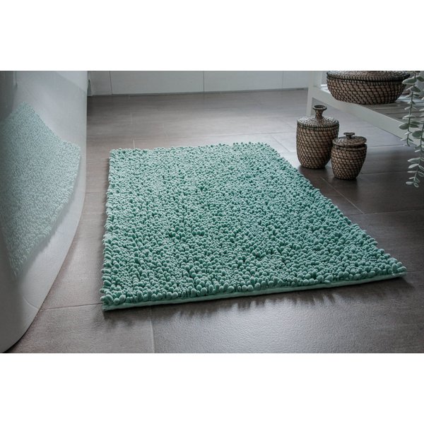 Wecon home Basics Badematte Benno, Höhe 22 mm, Polyester, rechteckig, waschbar, rutschfest, sehr weich, strapazierfähig, Chenille, robust