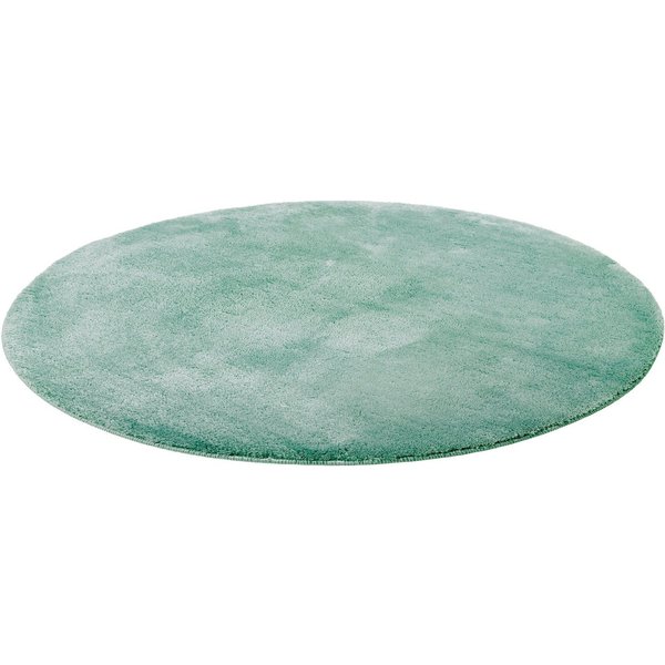 Wecon home Basics Badematte Joris, Höhe 20 mm, rutschhemmend beschichtet, strapazierfähig, Polyester, rund, waschbar, viele Größen, Badezimmerteppich, uni