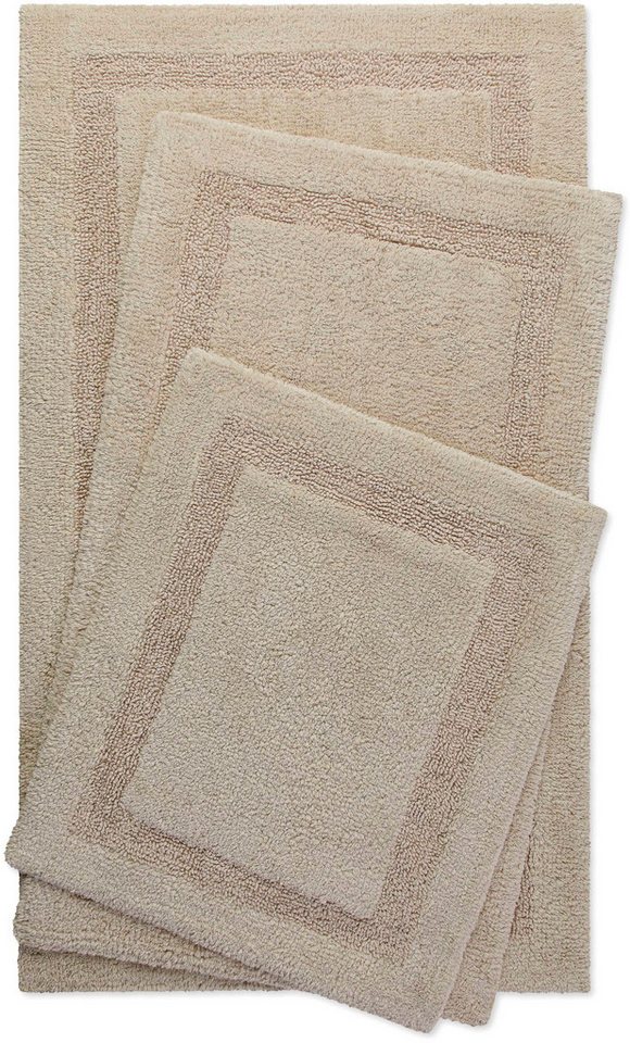 Wecon home Basics Badematte Knut, Höhe 20 mm, Baumwolle, rechteckig, waschbar, rutschfest, strapazierfähig, pflegeleicht, Bordüre, weich – Bild 5 von 5