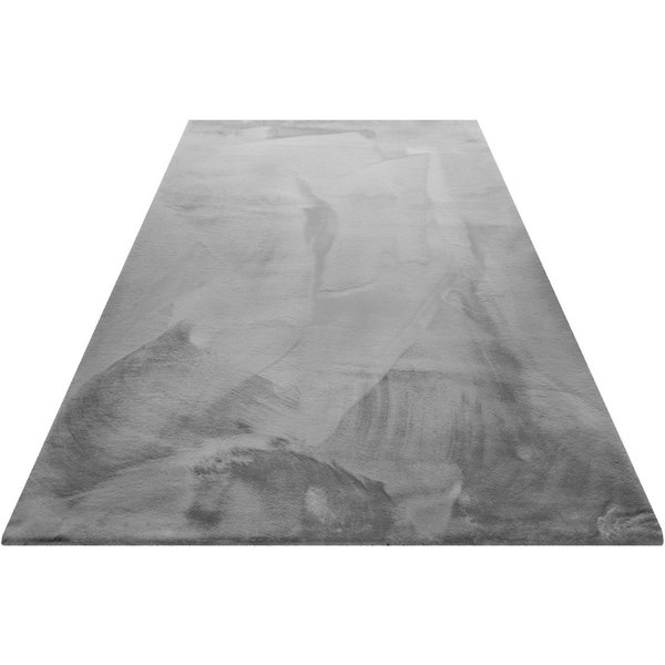 Wecon home Basics Hochflor-Teppich Anna, rechteckig, Höhe: 25 mm, Wohnzimmer, Schlafzimmer, Felloptik, sehr weich und flauschig, Uni