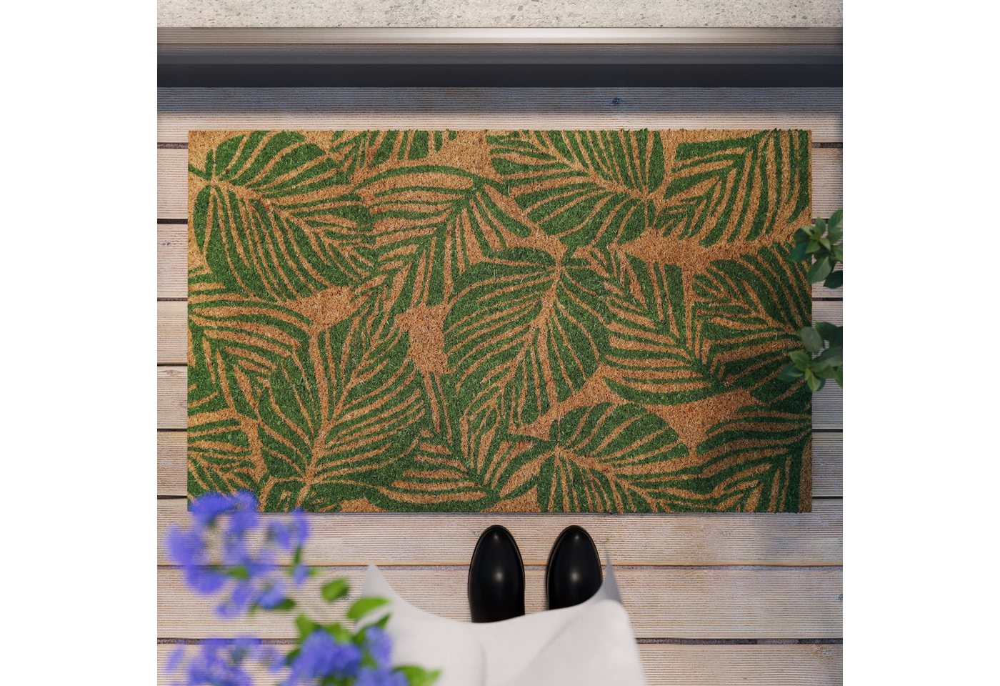 Wecon home Fußmatte Jungle Mat, rechteckig, Höhe: 18 mm, rutschfest, robust, innen, Außenbereiche überdacht, schwer – Bild 2 von 5