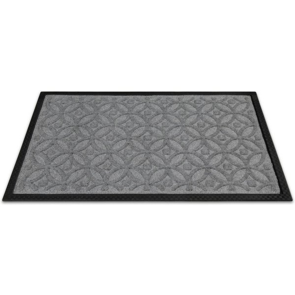 Wecon home Fußmatte Midnight Mosaic, rechteckig, Höhe: 4 mm, pflegeleicht, rutschfest, Ornamente, Innen & Außen, Schmutzfangmatte
