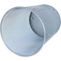 Office Papierkorb Metall silber