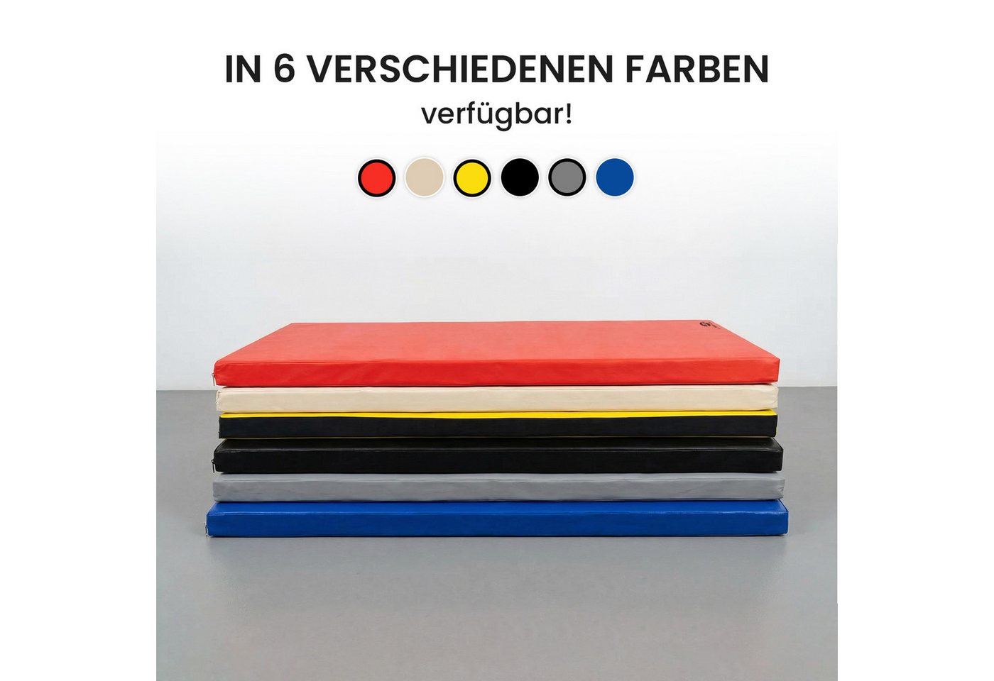 Jeflex Weichbodenmatte Jeflex Weichbodenmatte Turnmatte, 200cm x 100cm x 8cm, Made in Germany, 200cm x 100cm x 8cm, Made in Germany – Bild 5 von 5