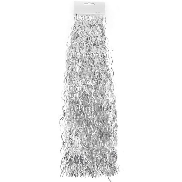Weihnachtswunder® Lametta Lametta in Metalloptik, 50 cm lang, in Gold oder Silber, 50 cm Länge