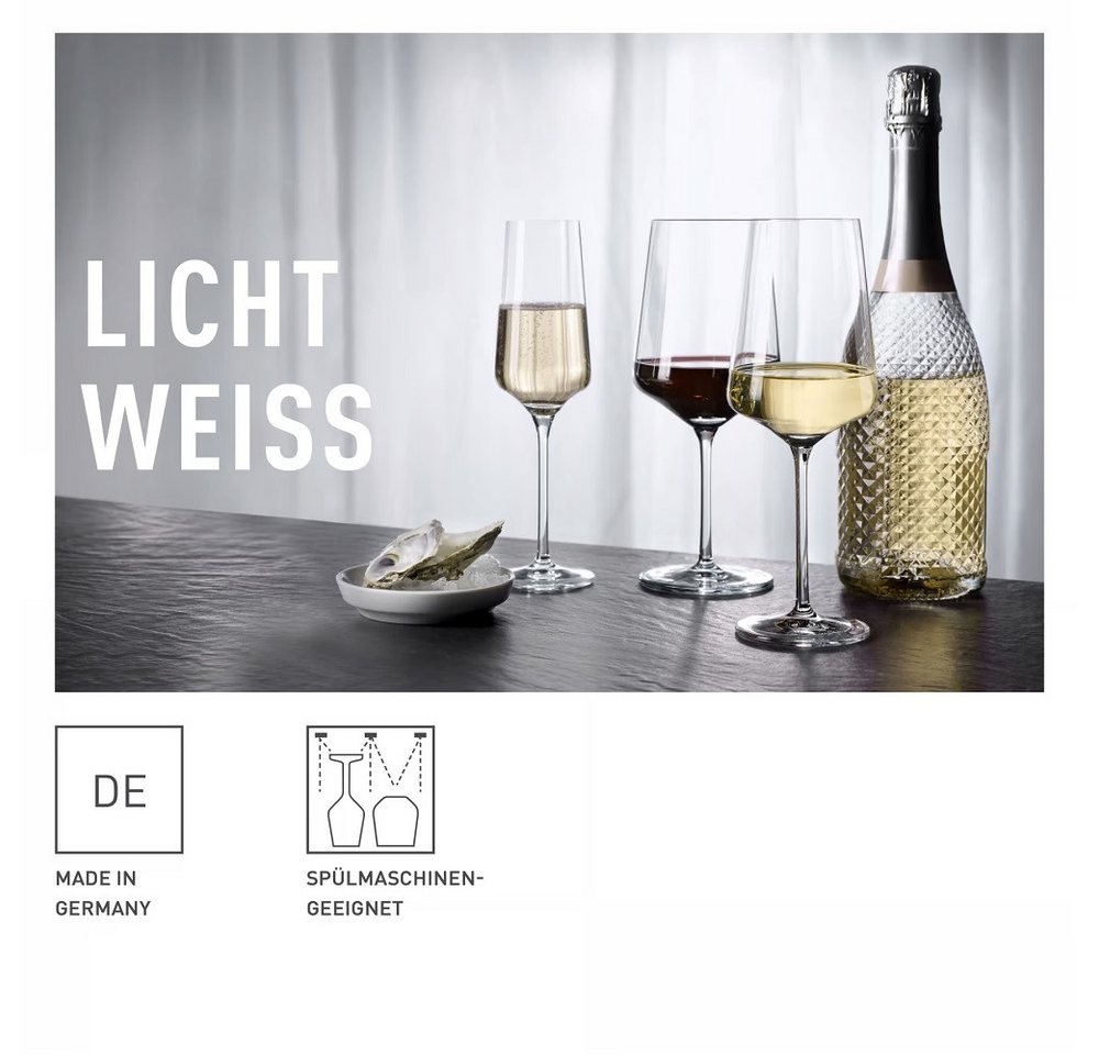 Ritzenhoff Weinglas Ritzenhoff Lichtweiß Julie Weißweinglas 2er Set, Kristallglas – Bild 5 von 5