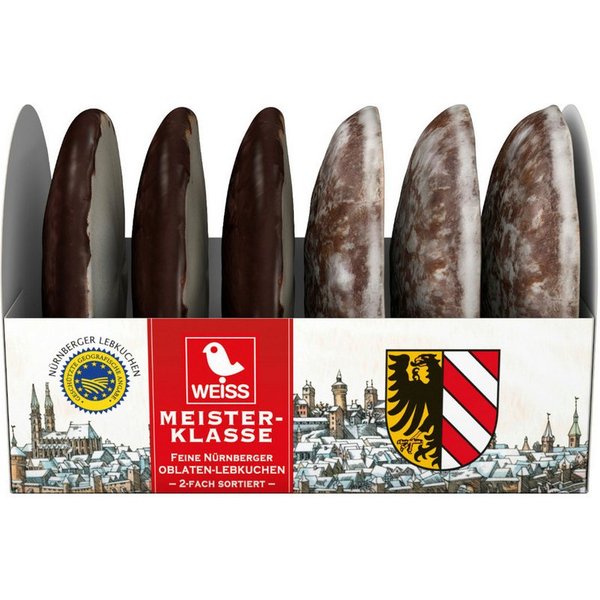 WEISS Süßigkeit, Weiss Meisterklasse Feine Nürnberger Oblatenlebkuchen 2fach 200g