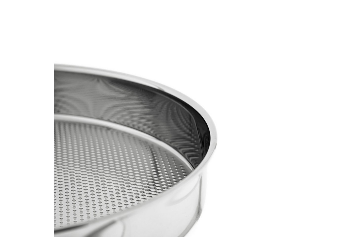 Weissberg Backblech Set Cigköfte-Blech aus Edelstahl - 3-teilig, Ø 32/36/40 cm in Silber, Edelstahl, (3-St., 3er Set) – Bild 4 von 5