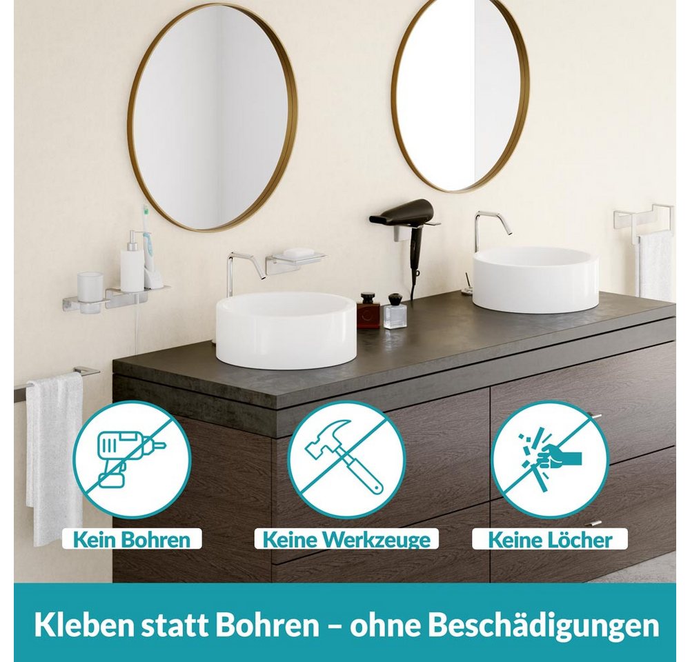 WEISSENSTEIN Badregal Ablage ohne Bohren – Bild 2 von 5