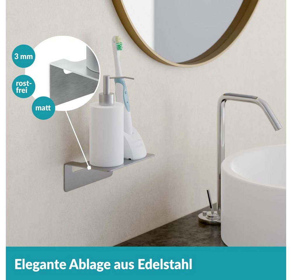 WEISSENSTEIN Badregal Ablage ohne Bohren – Bild 3 von 5
