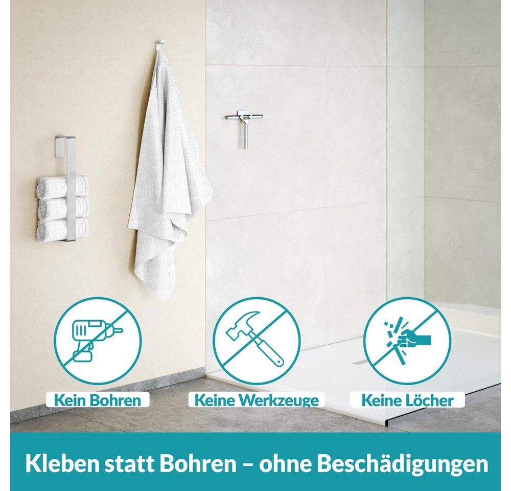 WEISSENSTEIN Duschabzieher ohne Bohren Abzieher – Bild 2 von 5