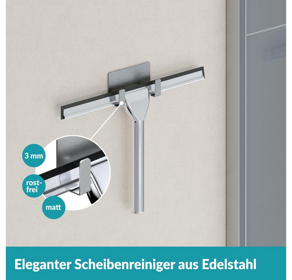 WEISSENSTEIN Duschabzieher ohne Bohren Abzieher – Bild 5 von 5