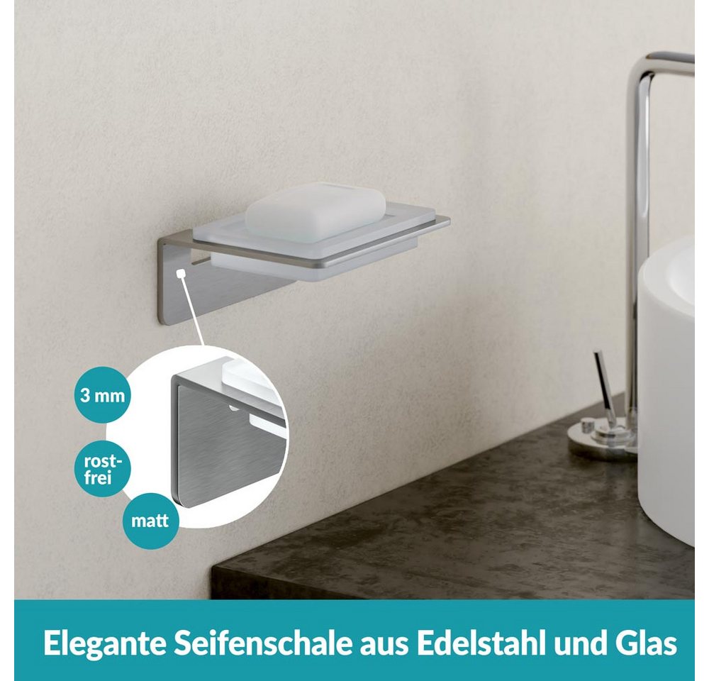 WEISSENSTEIN Seifenablage Ohne Bohren Schale – Bild 3 von 5