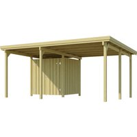 WEKA Carport »607«, mit Geräteraum