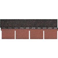 WEKA Dachschindeln 3 m² (Rot)