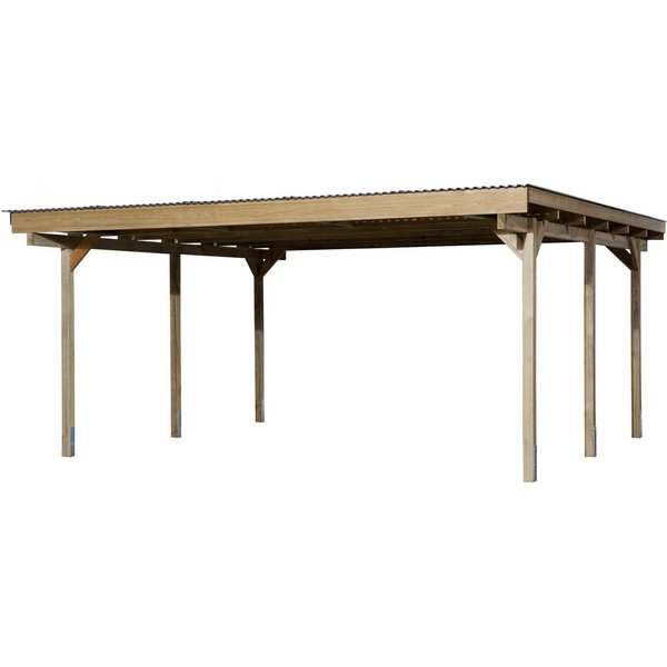 weka Doppelcarport 616, BxT: 500x500 cm, 225 cm Einfahrtshöhe